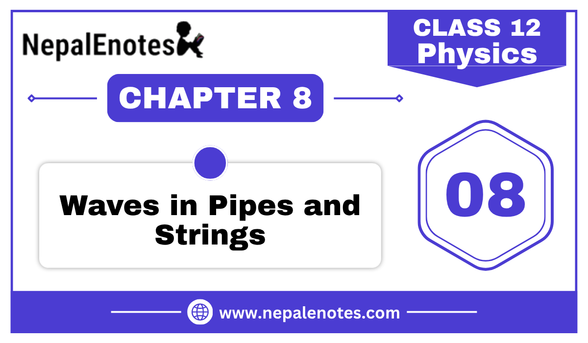 Class 12 Physics Wave in pipes and strings Notes