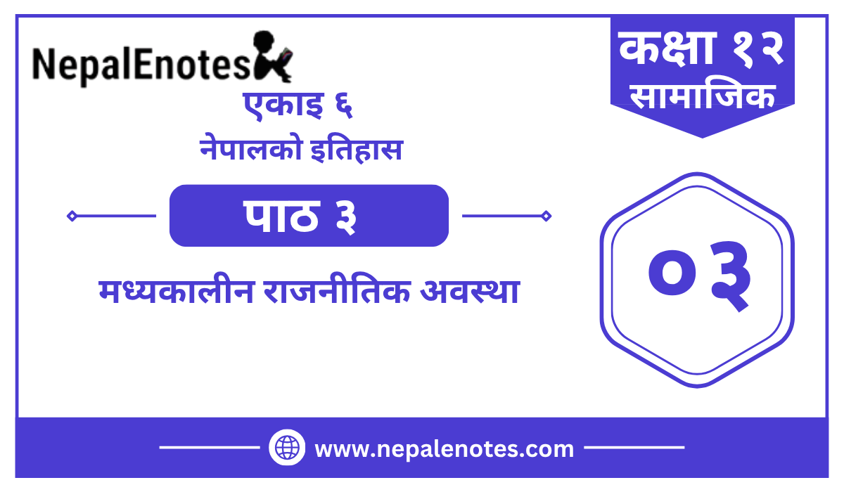 Class 12 Social एकाइ ६ पाठ ३   Notes