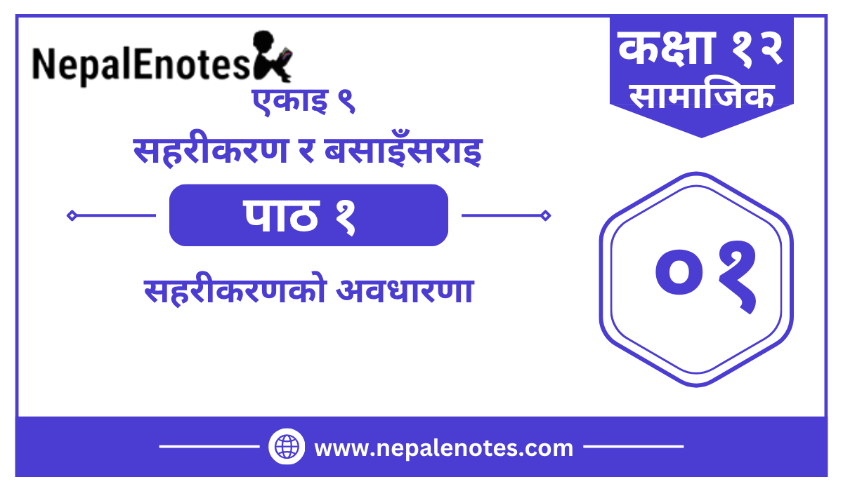 Class 12 Social एकाइ ९    पाठ १