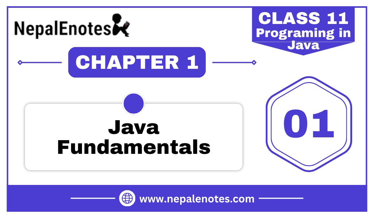 Class 11 | Java Fundamentals | Java Programming Notes