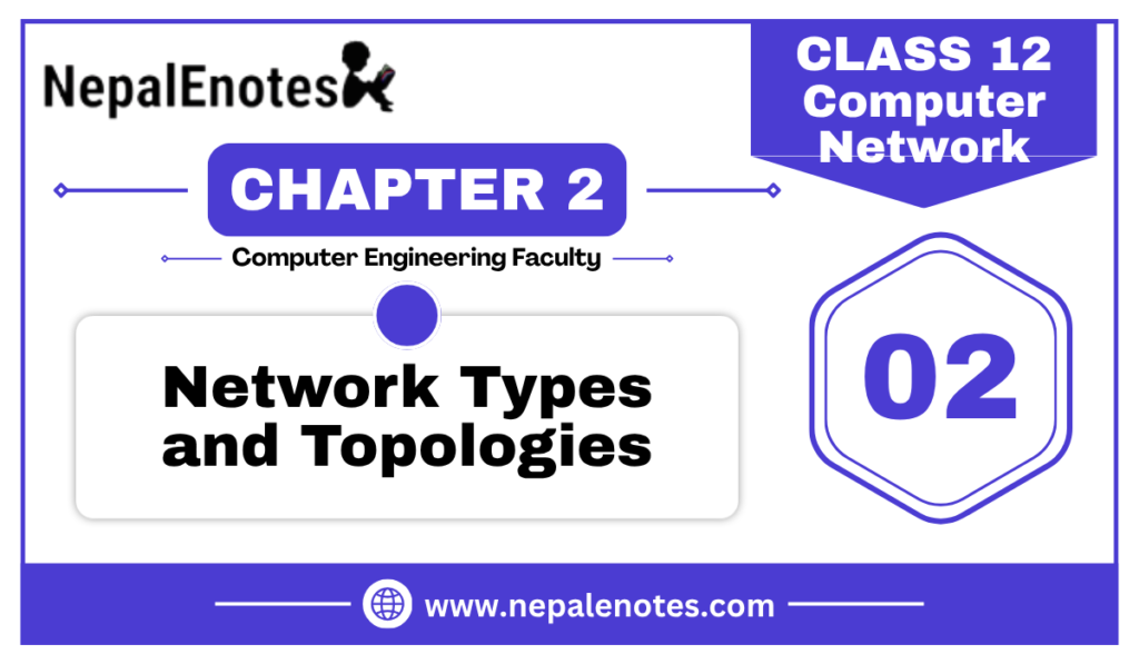 Class 12 | Unit 2 | Network Types and Topologies | Computer Network Notes