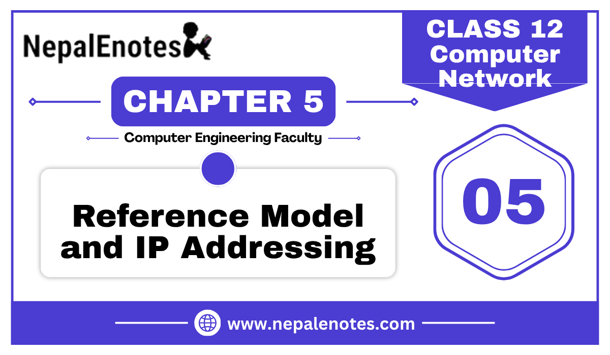 Class 12 | Unit 5 | Reference Model and IP Addressing | Computer Network Notes
