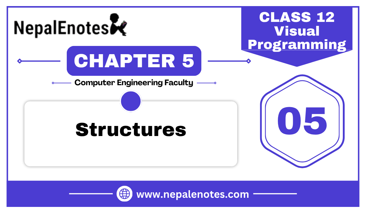 Class 12 | Unit 5 | Structures | Visual Programming Notes