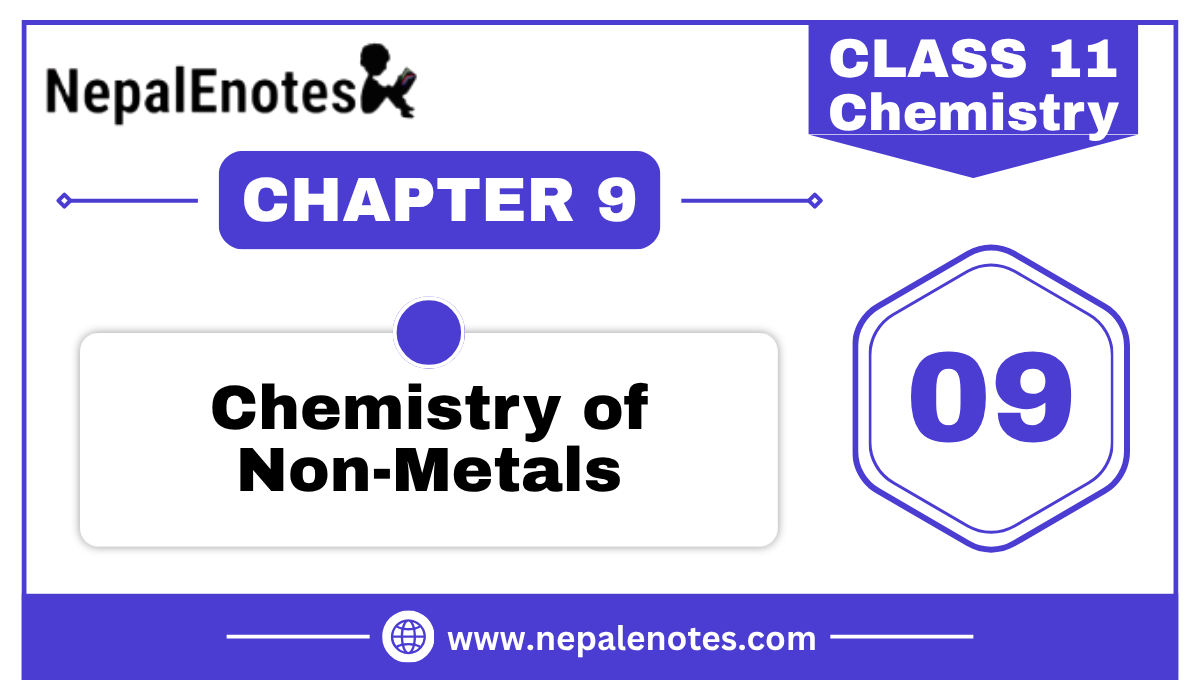 Class 11 | Unit 8 | Chemistry of Non-metals | Chemistry Notes