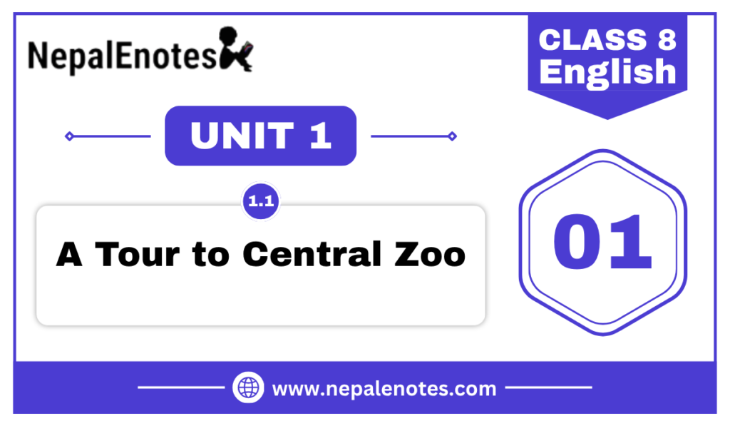 A Tour to Central Zoo | Unit 1.1 | English