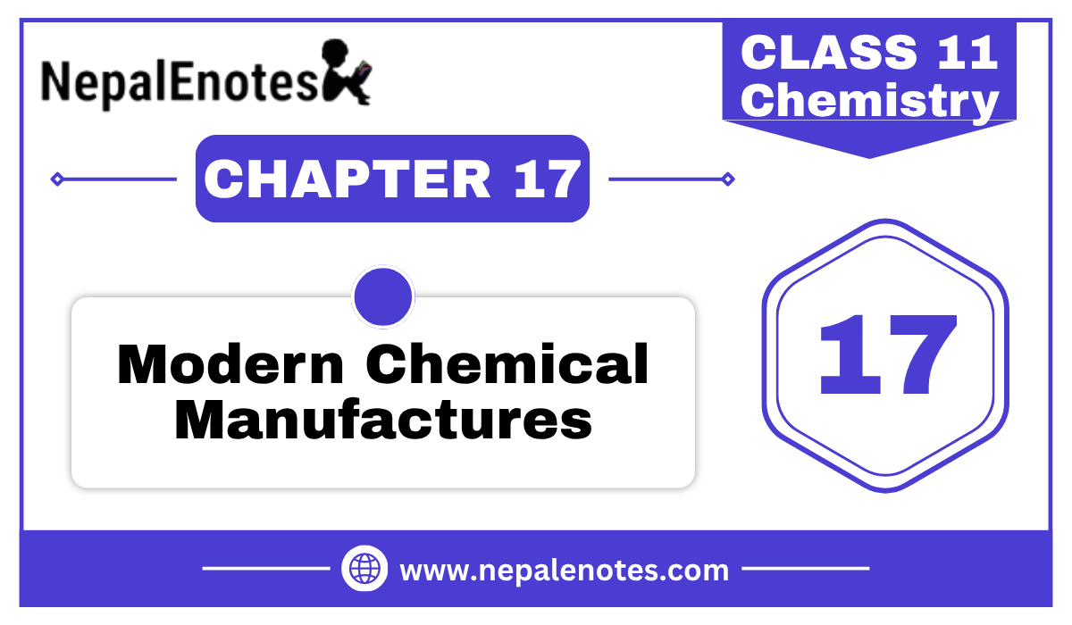 Class 11 Modern Chemical Manufactures Notes