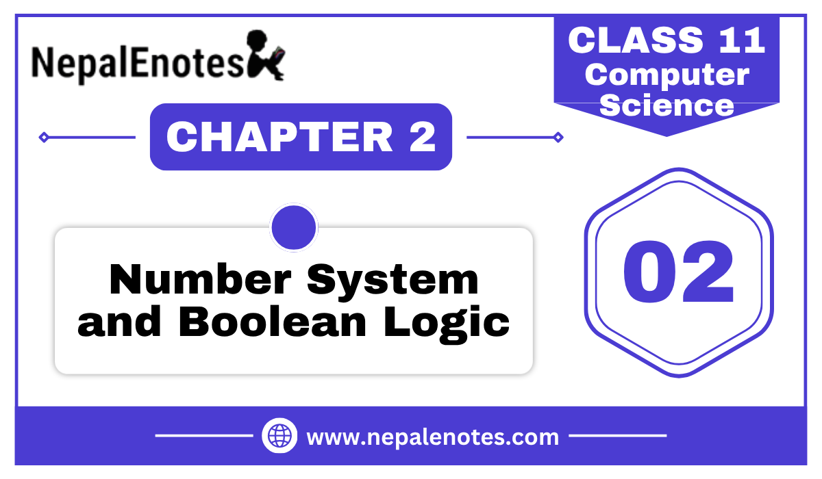 Class 11 Computer Science Unit 2 Number System & Boolean Logic Notes