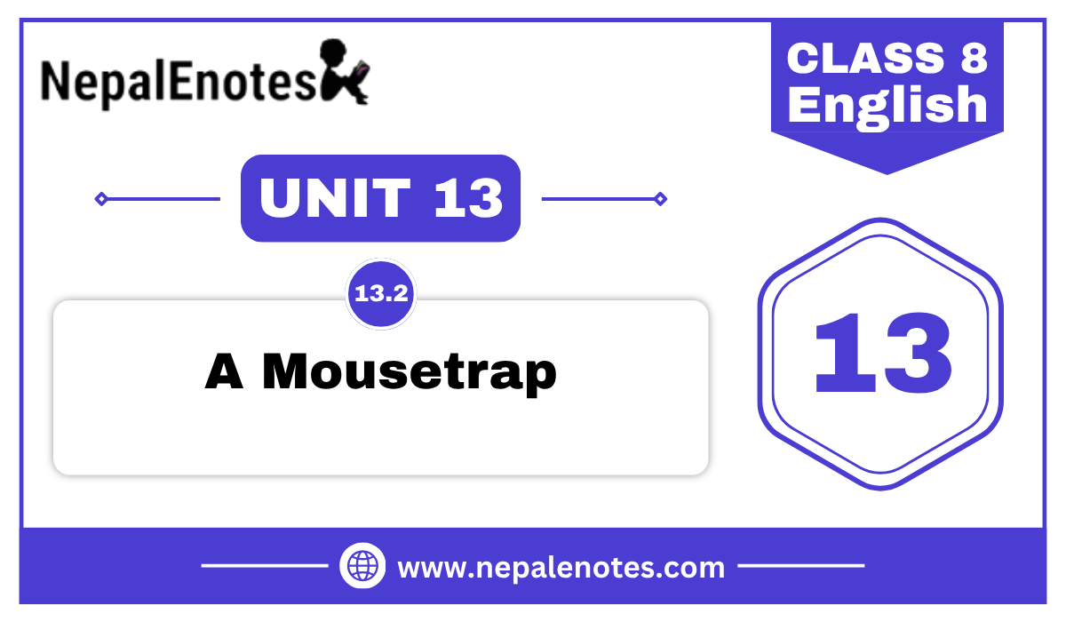 A Mousetrap | Unit 13.2 | English