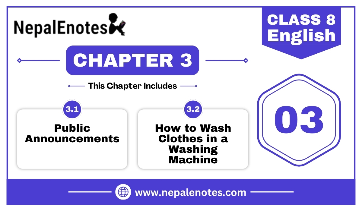 Public Announcements | Unit 3 | English