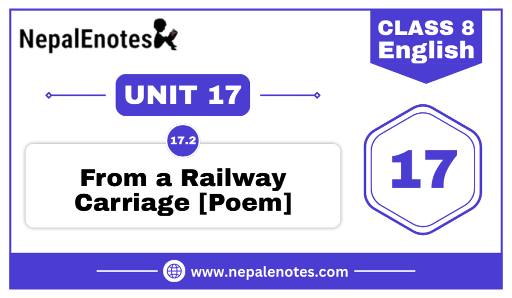 From a Railway Carriage | Unit 17.2 | English