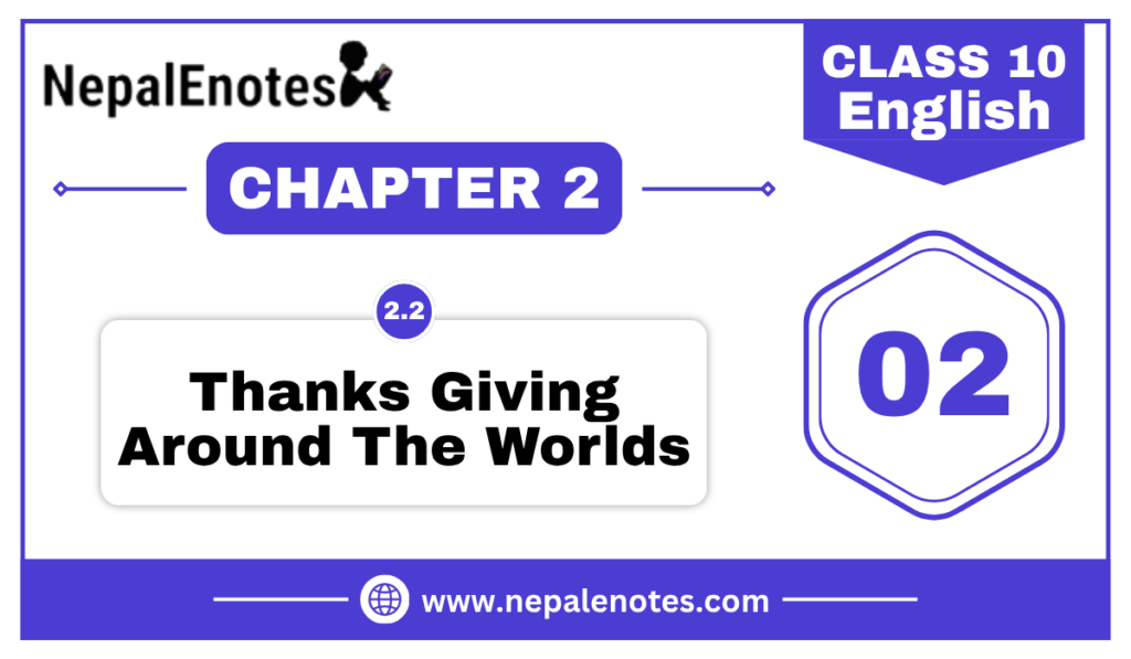 Thanks Giving Around The Worlds | Unit 2.2 | English