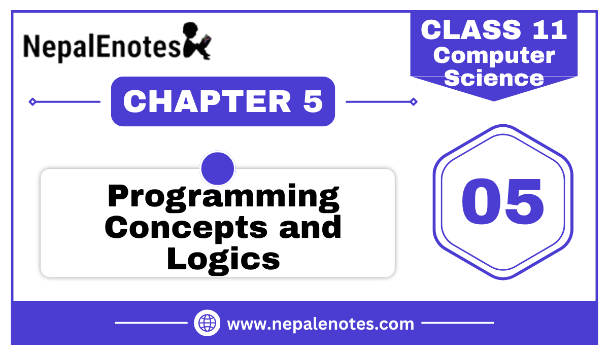 Class 11 Computer Science Unit 5 Programming Concepts & C Programming N