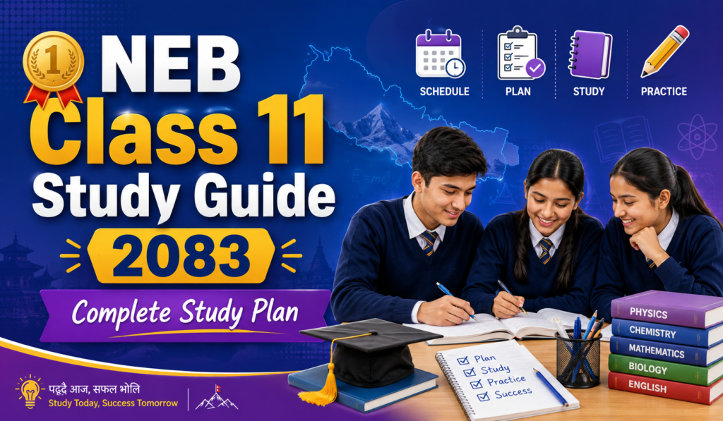 🥇 NEB Class 11 Study Guide 2083 – Complete Study Plan