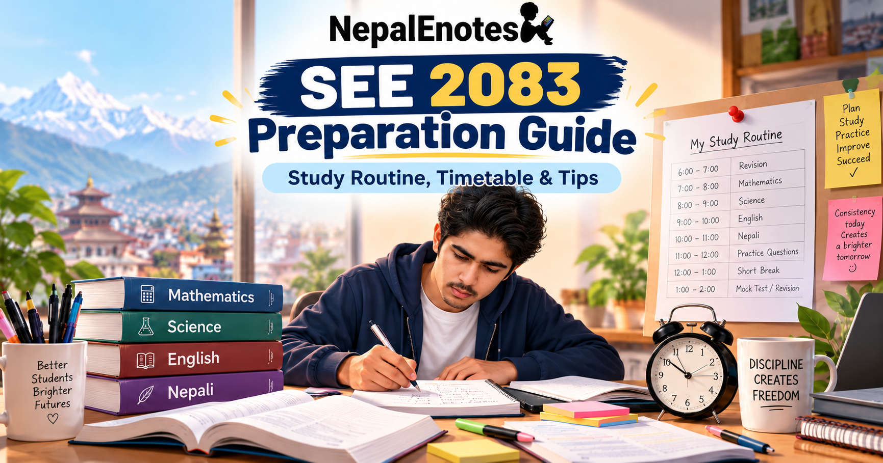 SEE 2083 Preparation Guide: Study Routine, Timetable & Tips